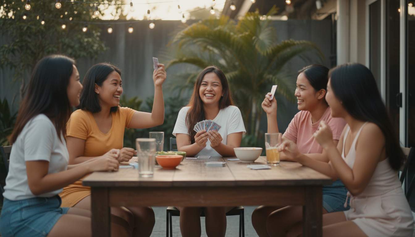 Players enjoying casino games